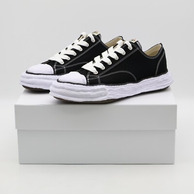 MIHARA YASUHIRO｜SNEAKERS (A12FW703 BLACK) Maison MIHARA YASUHIRO PETERSON OG Sole Canvas Low-top