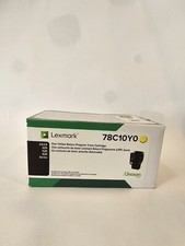 LEXMARK 78C10Y0 YELLOW TONER CARTRIDGE- NEW