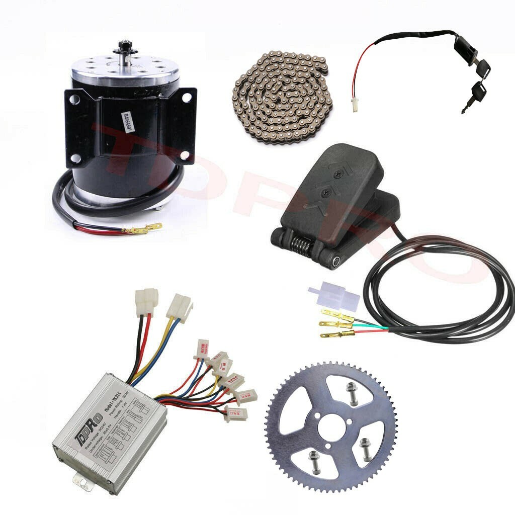 24v 250w Electric Bicycle Motor Kit Amazon 24V 500W Brush Motor