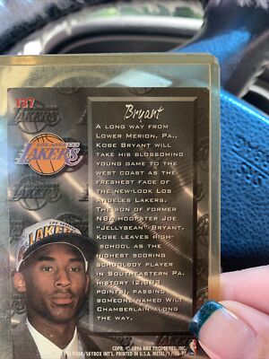 96-97 Fleer Metal Kobe Bryant Fresh Foundation Rookie #137 Card | eBay
