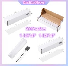500Pcs/Box Dental X-Ray Sensor Sleeves Plastic Digital Cover 1-5/8"x8", 1-3/8"x8