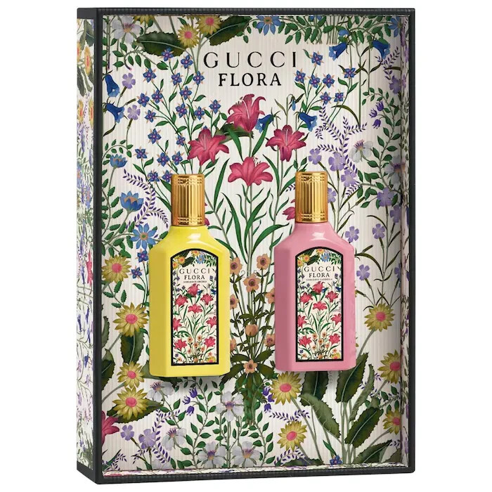 GUCCI FLORA GORGEOUS GARDENIA 香水セット Gucci Flora Gorgeous Gardenia gift set in eau de parfum