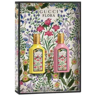 GUCCI FLORA 香水セット 5ml x 2 Qoo10] GUCCI フローラ バイ グッチ ミニ香水セット : 香水