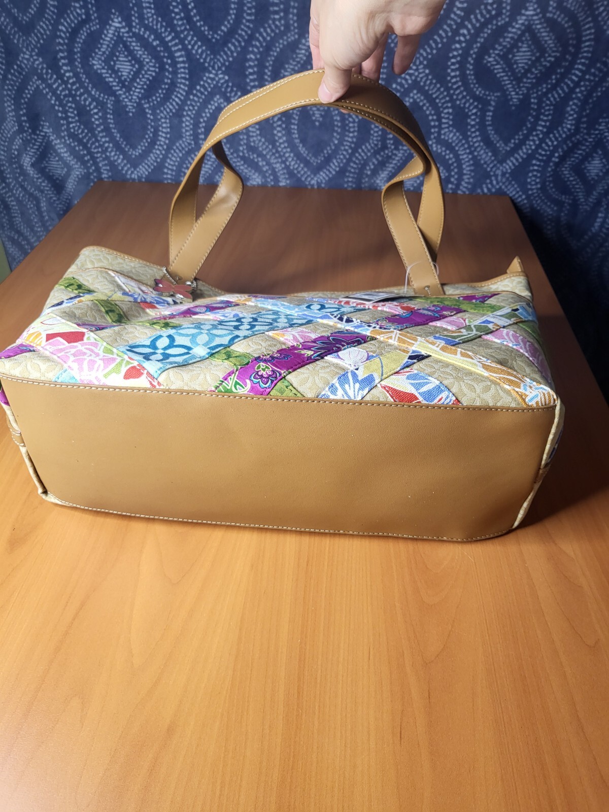 NWT Rare Large Relic Patchwork Shoulder Tote Bag … - image 5