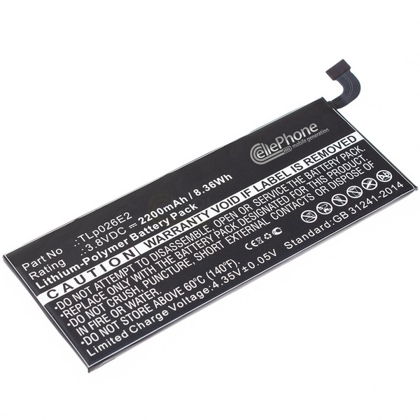 Akku Li-Polymer FüR Blackberry DTEK50 Neon STH100-2 Ersetzt Tlp026E2 2200Mah-image