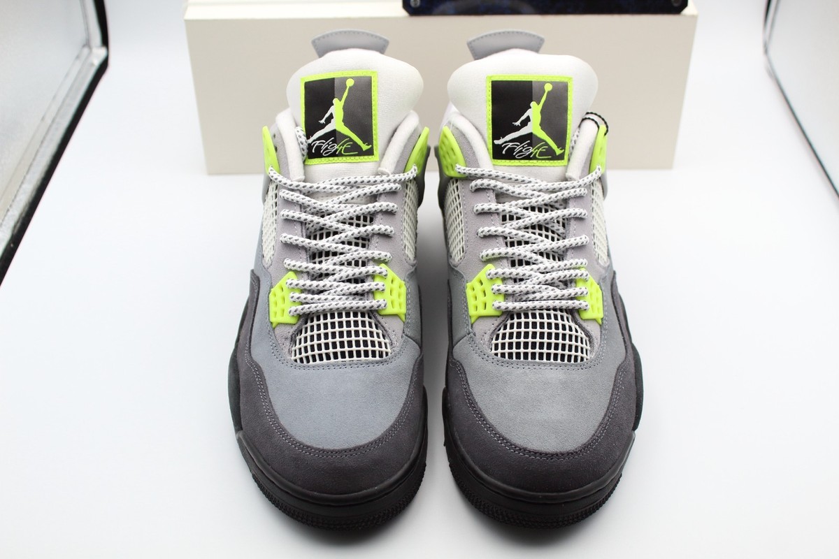 シューズ(男性用) Nike Air Jordan 4 se neon Amazon.com | Jordan Mens Air 4 Retro SE CT5342 007 Neon