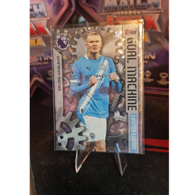 Topps Match Attax Extra Goal Machine Erling Haaland Manchester City Premier Lea 