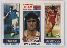 1980-81 Topps Footballers Pink Back David Johnson Dave Watson Terry Butcher 0cp0