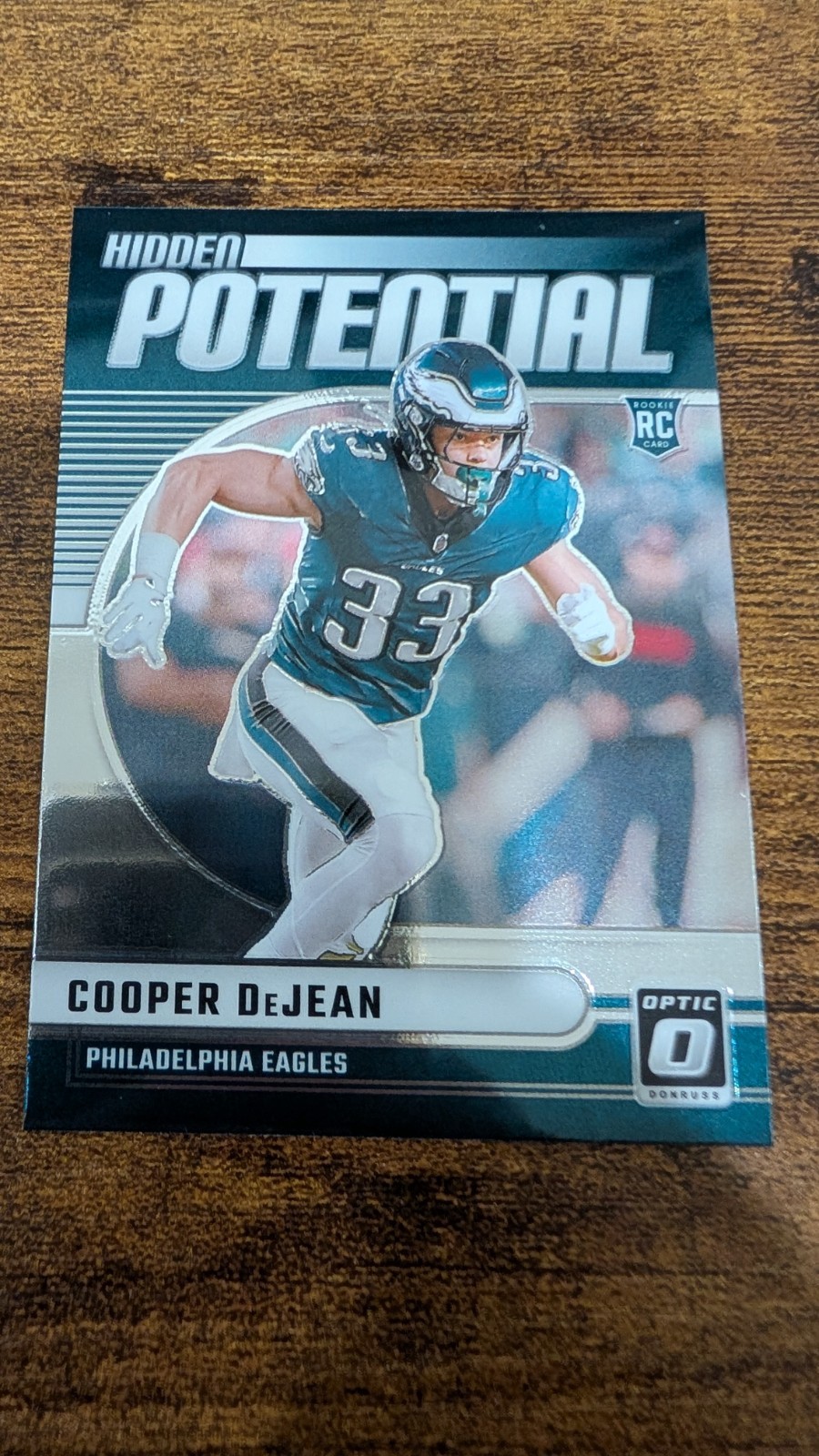 2024 Panini Donruss Optic Hidden Potential Rookie Cooper DeJean #11 Eagles RC