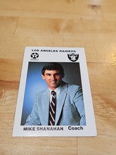 1988 Los Angeles Raiders Police #12 MIKE SHANAHAN Rookie Future Hall of Fame ¿