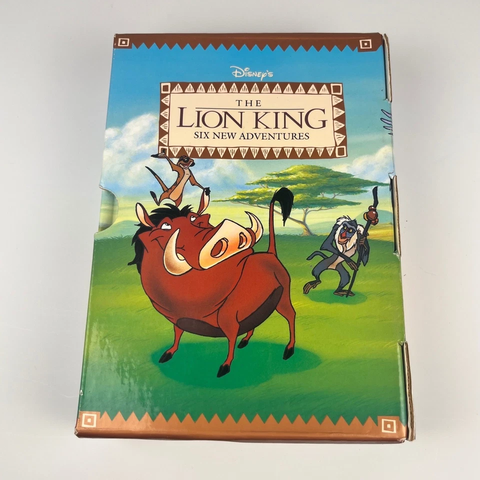 Disney El Rey León Seis Nuevas Aventuras Juego de Libros Grolier 1994 Raro Foto 2 de 4