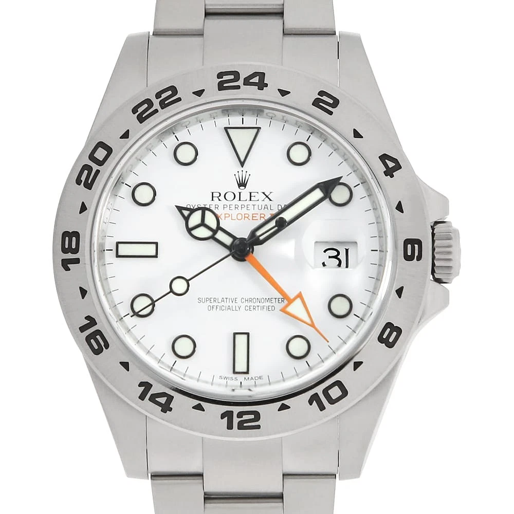 ROLEX Explorer II 216570 white Random Number second hand mens
