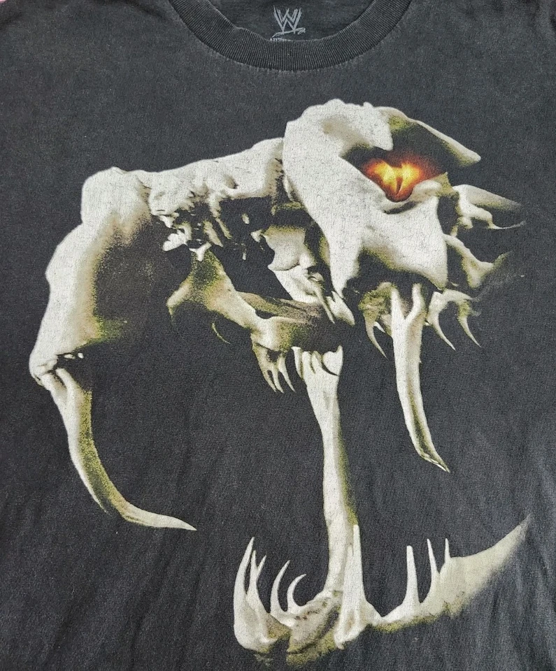 WWE 正品 Wear Randy Orton RKO 黑色骷髅T恤 - 大号 2011 摔跤  — 第 3/4 张图片