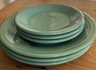 Fiestaware Homer Laughlin Turquoise Green 3 Dinners 3 Salads — photo 1