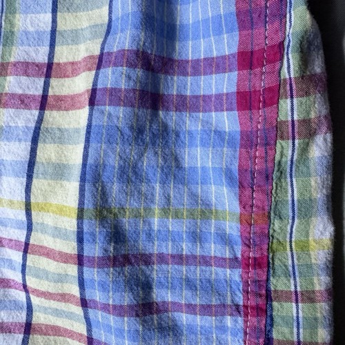 Polo Ralph Lauren Shirt Boys Size Medium Plaid Short Sleeve Button Down Cotton - Picture 11 of 13