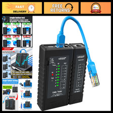 Network Cable Tester Continuity Tester for RJ45/RJ11/CAT5/CAT6/POE - Ethernet