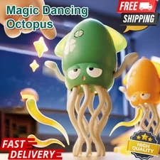 Magic Dancing Octopus Toy Auto-Sensing Crawling Electronic Pet with Music Kids