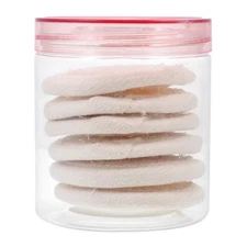  Practical Loofah Makeup Puff Reusable Facial Puff Face Cleaning Pads Cleaning