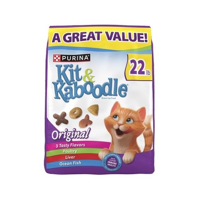 Kit and Kaboodle Dry Cat Food Original Poultry, Liver and Ocean Fish