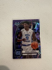 2024-25 Bowman University Chrome - Drake Powell #69 Purple Lava Refractor (RC)