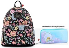 Loungefly Disney Alice in Wonderland Singing Flowers Backpack & Wallet Exclusive