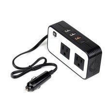 1PCS 200W Power Inverter for 12V Car with AC Outlets and USB Charging Ports