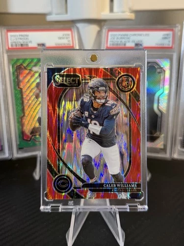 2024 Panini Select - Club Level Caleb Williams #216 Red Shock Prizm (RC) /249