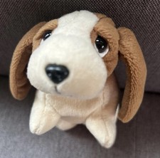 Ty Beanie Babies TRACKER the Dog Beanbag Plush Stuffed Animal Retired Hound