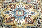 9X12 MASTERPIECE MINT HAND KNOTTED VEGETABLE DYE HERIZZ SERAPI WOOL TURKISH RUG — photo 3