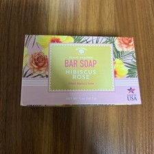 Bolero Beverly Hills Hibiscus Rose Bar Soap Plant Derived 6.25 oz Made in USA