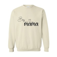 Boy Mama Sweatshirt, Boy Mom Sweater, New Mom Sweater, Funny Mom , Trendy Sweate