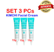 3X KIMCHI Face Cream 30 Days Radiance Reduce Wrinkles Freckle Brighten Skin 15g