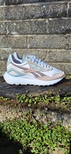 Reebok Women's Classic Leather Legacy AZ Stucco/White/Sea Spray Sneakers Uk 5.5 