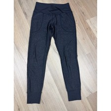 Zella Charcoal High-Waist Jogger Leggings. Size Medium