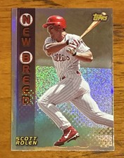 Topps 1999 Scott Rolen New Breed NB6 Phillies HOF Insert Vintage Baseball Card
