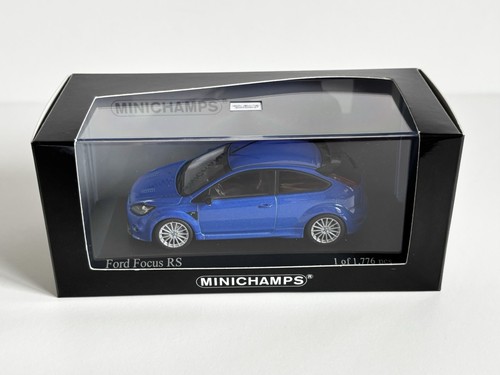 Super Rare 1:43 Minichamps 2009 Ford Focus RS Performance Blue Limited Edition!! - Picture 2 of 15