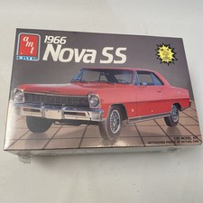 Sealed AMT 1966 Chevy Nova SS Model Kit Stock Custom ERTL 1:25 Chevrolet 6749