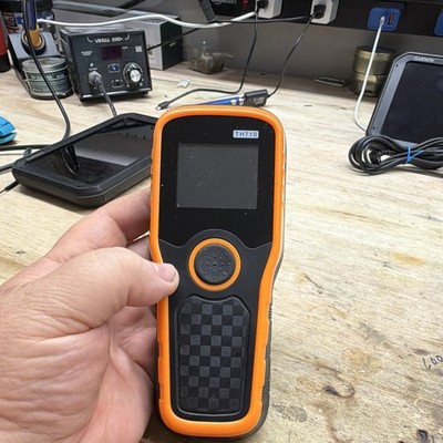 TH710 Electric Stud Finder w/ LCD Display, Metal & AC Live Wire Detector Orange