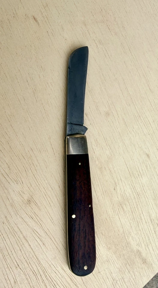 1973 CASE XX 美国 11031 SH 7 点核桃手柄刀带羊脚刀片 — 第 2/4 张图片