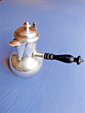 Christofle Gallia zauberhafte Schokoladenkanne Milchkännchen Plated Ebenholz TOP