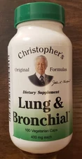 Dr. Christopher's Lung & Bronchial Medicinal herb Capsule - 689115 (100 Count)