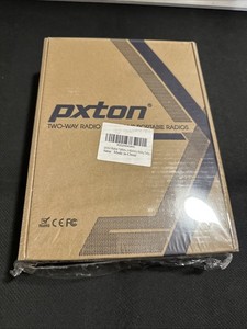 PXTON Rechargeable Two-Way Walkie Talkies Dual Band Radio Set NEW Factory Sealed
