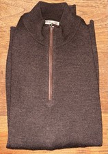 Peter Millar Herren Zip-Pullover Aus 100% Merino-Wolle in M