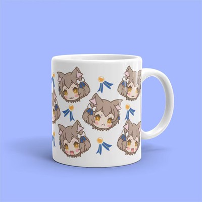 Anime Chibi Felix Kawaii Femboy Neko Ferris White Coffee Mug 11-15oz 