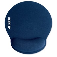 Allsop ASP30206 Mouse Pad Pro Memory Foam Mouse Pad - Blue 10.8L x 10.6W inches