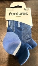 Feetures Elite Max Cushion No Show Tab M unisex blue womens sz 7-9.5 men 6-8.5