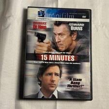 15 Minutes (DVD)(Used)(2001) Featuring: Robert DeNiro, Edward Burns