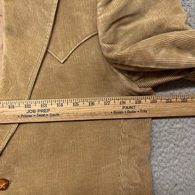 w*.様 古着 80年代 Brad Whitney ウエスタンテーラードジャケッ Vintage Brad Whitney Western Blazer Mens 42 Rust Corduroy Retro
