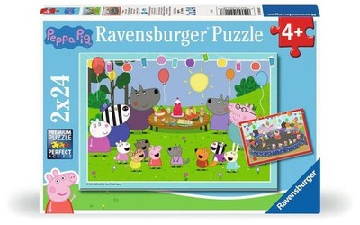 Peppa Pig 2 x 24 Stück Puzzle Peppa Pig and Friends Puzzle Set