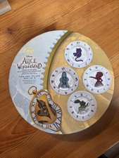 Disney Alice In Wonderland Plate Set Of 4 Collectible Side Plates Ceramic